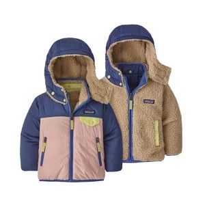 Patagonia Reversible Tribbles Hoody Jacket - Seafan Pink
